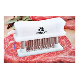 Vencort Ablandador Para Carnes Tres Cuchillas Manual Color Blanco