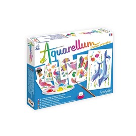Sentosphère 3900680 "Aquarellum Junior Postcard Animals Painting Set