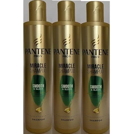 3 x 250ml Pantene Pro-V Miracle Keratin Shampoo - Smooth & Sleek
