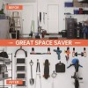 NOONE Garage Hooks Heavy Duty 14 Pack Frosted Steel Storage