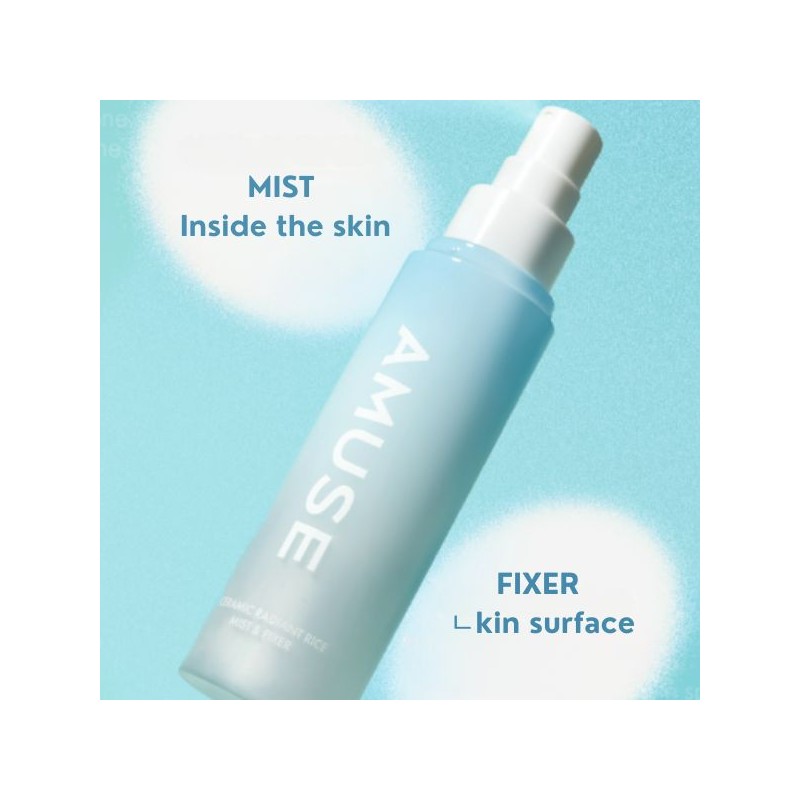 AMUSE Ceramic Radiant Rice Mist & Fixer 80ml