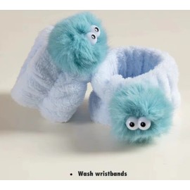 TIKA 5-Pair Microfiber Face Washing Wristbands–Spa Wash Bands, Absorbent & Quick-Dry