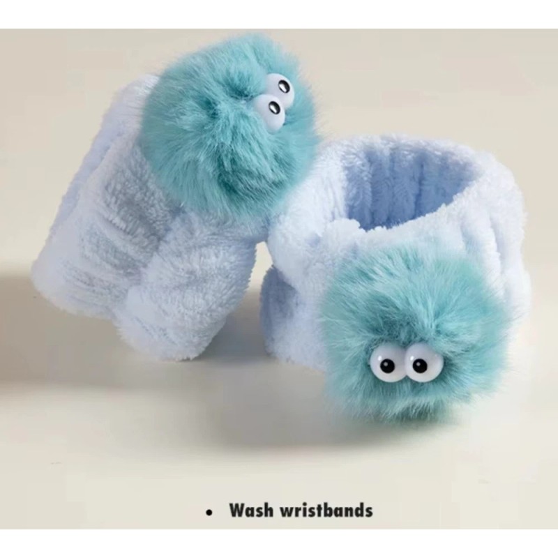 TIKA 5-Pair Microfiber Face Washing Wristbands–Spa Wash Bands, Absorbent &