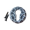 UHRIG 2 x Round Rosette for PZ Lock, Wrought Iron
