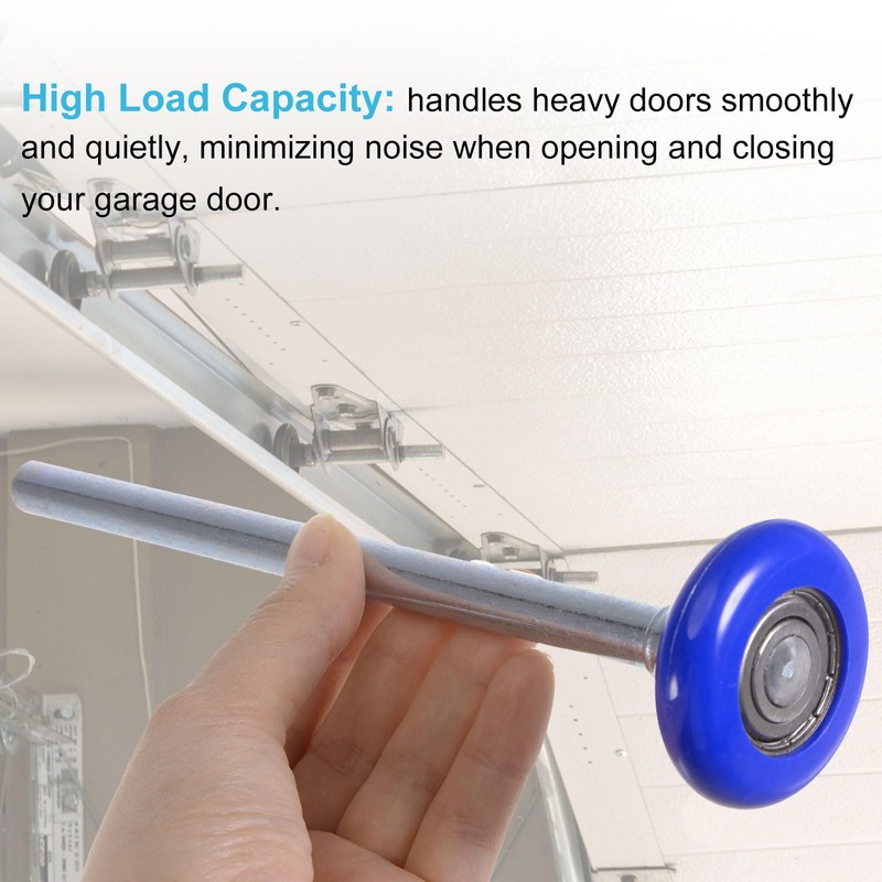 QUARKZMAN 2 x 1.8 inch nylon garage door rollers for