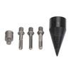 5Pcs Firewood Log Splitter Drill Bit Steel Wood Splitting Logs