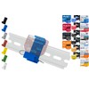 DIN Rail Holder "Flat" for 18 Shellys: 1 Gen3,1PM Gen3,2PM