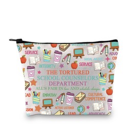 GJTIM Counselor Gift Counselor Appreciation Gift Guidance Counselor Teacher Gift Counselor Makeup Bag (Tortured Counselors Bag)