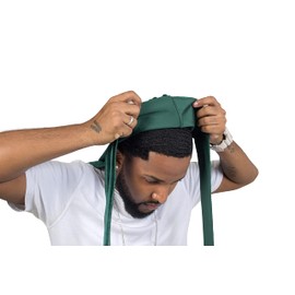 Velvet Durag for Men Wave Cap Velvet Dorag for Men Women 360 Wave (Green)