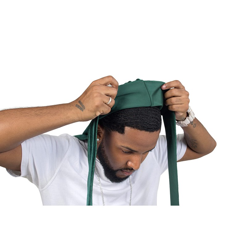 Velvet Durag for Men Wave Cap Velvet Dorag for Men
