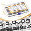VIGRUE 400-Piece Snap Ring Assortment Circlip Set 19 Sizes Carbon