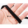 TSUKURIRO Twill Tape, Black, Cotton, DIY, Handmade Parts, Handicrafts (Width