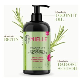 Kit Shampoo Acondicionador Y Aceite De Romero Mielle Organic