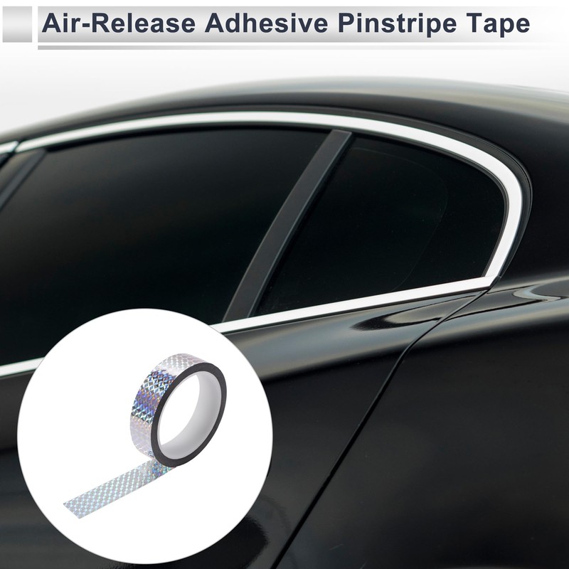 RATCHROLL 1 Roll Universal Air-Release Adhesive Pinstripe Tape Holographic Automotive