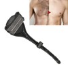 Back Hair Trimmer Safety Ergonomic Folding Handle Hypoallergenic Manual Back