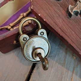 Antique Bear Padlock Key Padlock