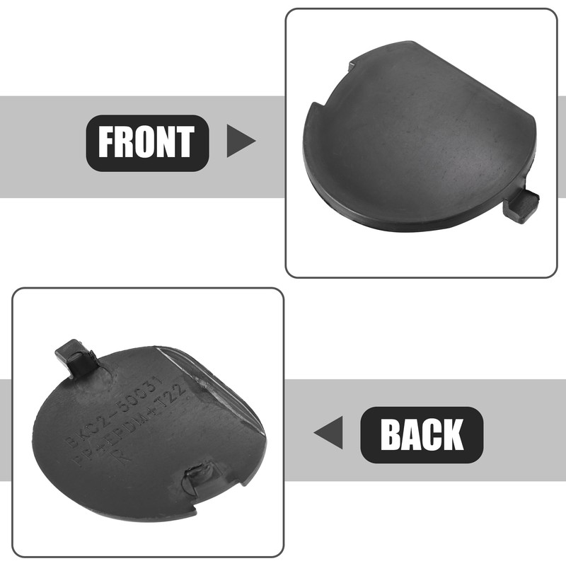 A ABSOPRO Pack of 3 Car Front Rear Bumper Tow