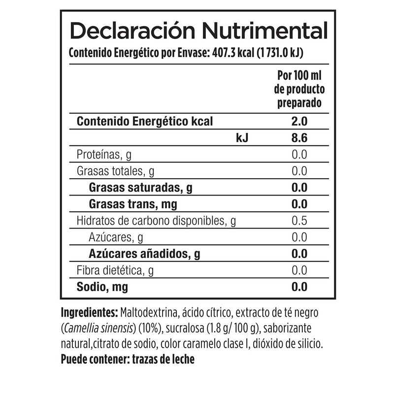 Té Helado Negro Alessa Limón 160 g