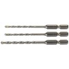 Makita A-46919 3-Piece Carbide Charging Drill Set, Diameter 0.13, 0.14,