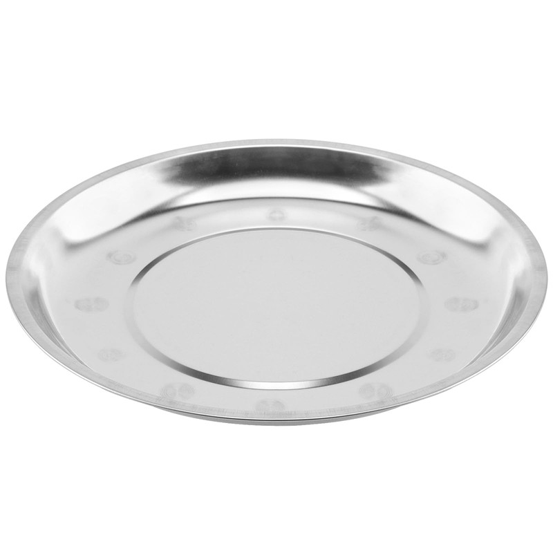 KOHAND 20 Pack 10 Inch Stainless Steel Dinner Plates, Round
