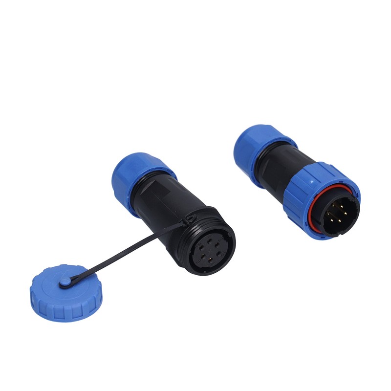 Aviation Cable Connector Socket IP68 Waterproof 6 Pin 7 Pin
