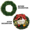 LOKIPA Christmas Green Garland Decorations,50Feet/15.5 M Home Garden Artificial Greenery