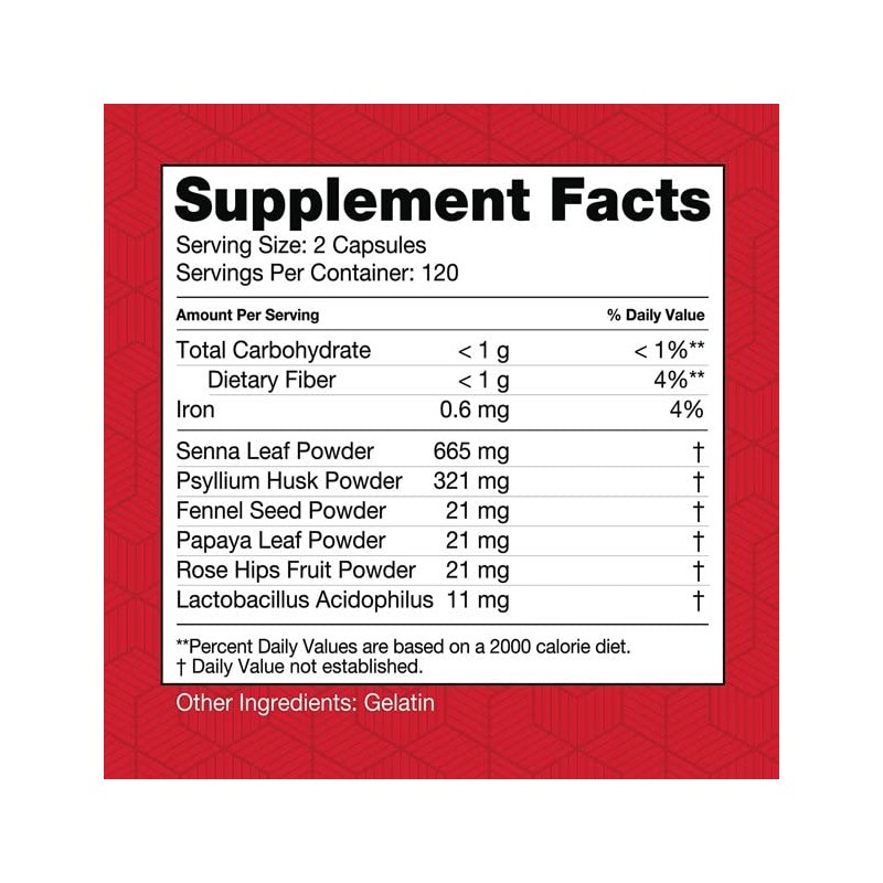 Health Plus Super Colon Cleanse - 500 mg - 240