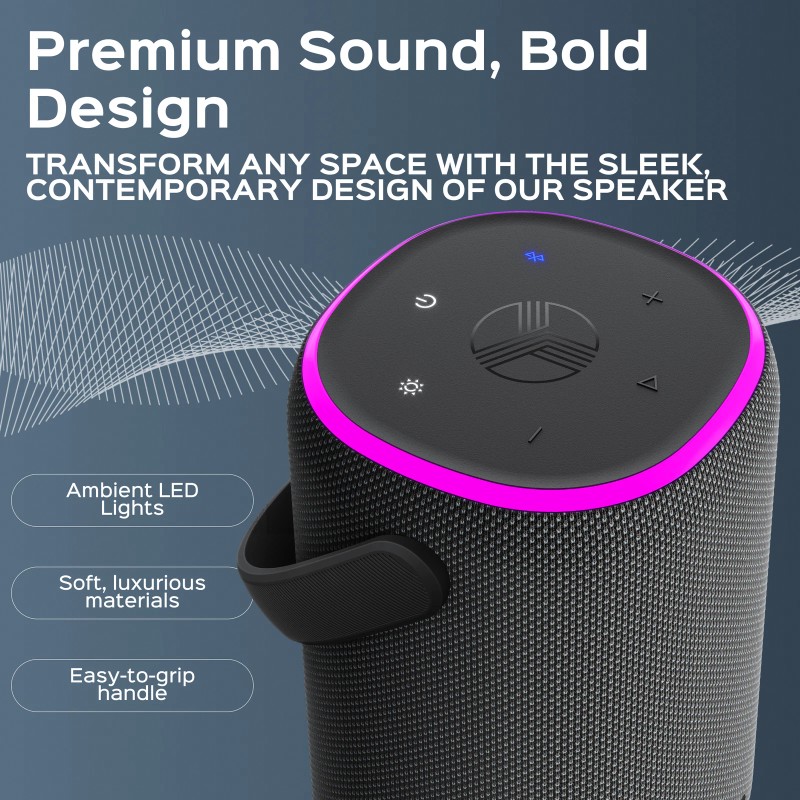 Universal TREBLAB HD-Energy-Pro Outdoor Wireless Speaker with Bluetooth, 40W, 18H