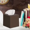 Bronze Tissue Box Cover Square - Plastic Facial Tissue Box
