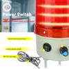 24V Industrial Rotating Warning Light LED Red Strobe Light for