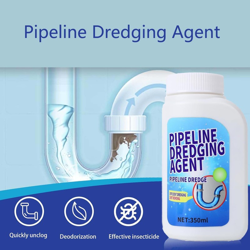 Powerful Pipe Dredging Agent - 350ml Drain Clog Remover |