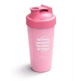All Stars Protein Shaker 600 ml Pink - Leak-proof & Dishwasher Safe, BPA & DEHP Free, Trendy Lettering with Motivational Saying for Training