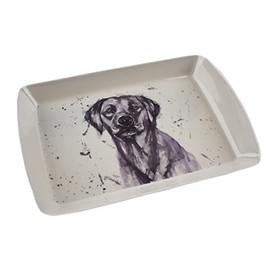 The Leonardo Collection LP48714 Small Tray | Black Labrador design | 1 Pc