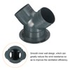 PATIKIL 3 Way Duct Splitter, 3"x3"x4" Y Reducer Connector Air