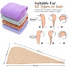 Glamza Microfibre Towel Super Absorbent Twist Turban Hair Wrap with