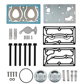 1696200 Air Brake Compressor Head Gasket Kit Compatible with Paccar CF75 MX11 MX13 Air Compressor Head Gasket Set Replaces # 1805490 1883117