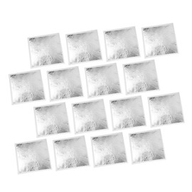 DOITOOL 200Pcs Silver Gilding Foils Imitation Leaves for Art Crafts Durable Decoration Foil Versatile Design for DIY Projects and Home Decor