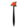 LX Hand Painted Red Hibiscus Flower Letter Opener