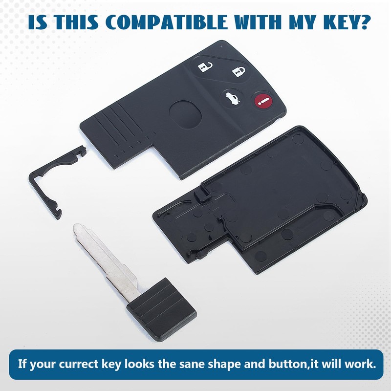 Keyecu Foba - Carcasa para mando a distancia para MAZDA