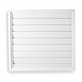 Dayton 30" Whole House Fan Economy Ceiling Shutter/Ceiling Shutter, 30" x 30" Opening Required