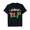 Oldest Elf Matching Family Alte Großeltern Weihnachten Elfen T-Shirt