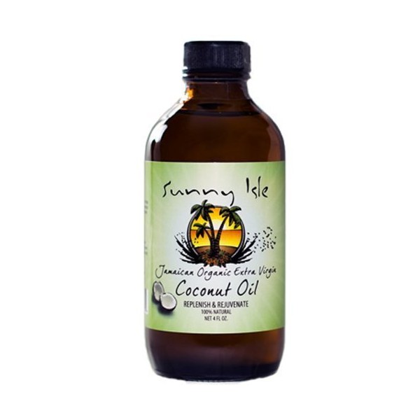 Sunny Isle Jamaican Organic Extra Virgin Coconut Oil Replenish and Regenerate. 00% Natural – No Salt 6oz