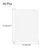 QUARKZMAN 40 Sheets White Card 9 x 11 Inches 200