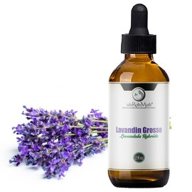 uh*Roh*Muh uh*Roh*Muh Organic Lavandin Grosso Essential Oil, Aromatic Lavender Blend - 100% Natural, Vegan and Cruelty Free Essential Oil | Home Essential Diffuser Oil for Aromatherapy, and Culinary Delights 2oz