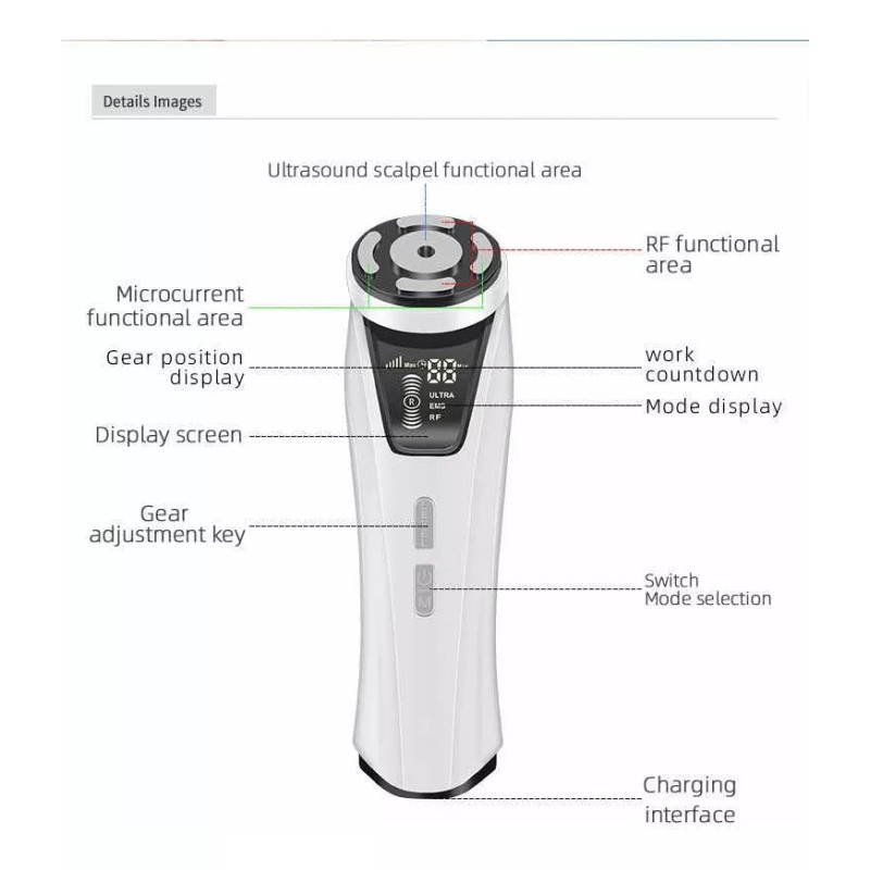 Mini Hifu Rf Ultrasonic Facial Corporal+ Gel