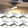 Lightdot 6 Pack 6 Inch LED Gimbal Recessed Lighting, 360°+90°