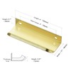 Ravinte Hardware 8 Pack Gold Cabinet Handles, 4 Inch (102mm)