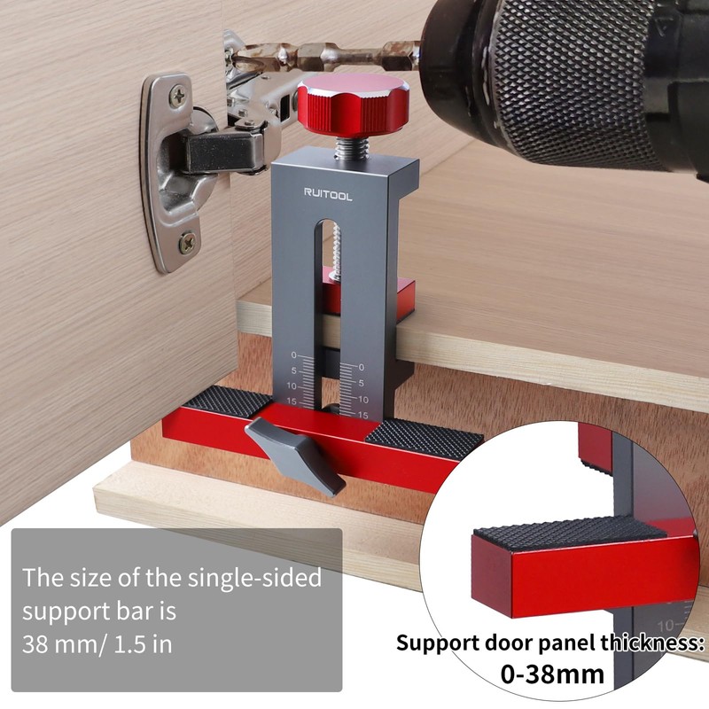 RUITOOL Cabinet Door Mounting Jig, Installation Positioner for Frameless Cabinets