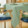 Mebakuk Rectangle Table Cloth Linen Farmhouse Tablecloth Waterproof Anti-Shrink Soft