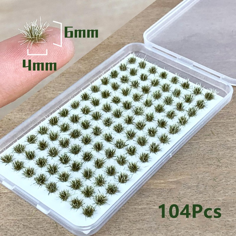 HAOBIN Grass Tufts Model Making Miniature Decorative Model Making Grass